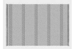 China 65mn Diamond Opening Self Cleaning Screen Mesh Anti Clogging With Steel Wire Bands supplier