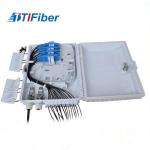Networks FTTH 24 Cores Outdoor Waterproof Fiber Optic Distribution Box for sale