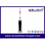 8m Max Boom Length Parking Barrier Gate White Color Automatic Entrance for sale