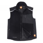 100% polyester microfleece Cold Weather Work Vest , Breathable water resistant winter body warmer vest for sale