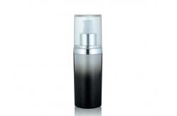China ISO9001 Passed Black Acrylic Lotion Bottle With 50ml 60ml 120ml Capacity supplier