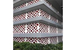 China Waterproof Metal Wire Mesh Fencing 2mm Aluminium Perforated Panels supplier