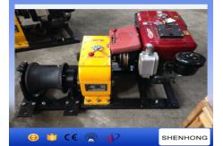 China Tower Erection Mechanical Device Diesel Cable Winch 8 Ton With 10HP Diesel Engine supplier
