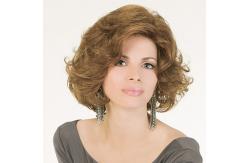 China Natural Curly Machine Made Wigs supplier