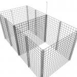 Q195 0.3m Hdg Surface Treatment Welded Gabion Wall for sale