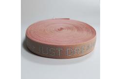 China Glitter Metallic Elastic Band 1cm 2cm Width Jacquard Elastic Band supplier