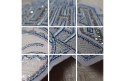 China Hotfix Custom Embroidered Patches Rhinestone Motif Iron On Transfer For Hoodies supplier