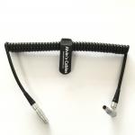 Teradek ARRI Alexa Camera Coiled Twist Power Cable 2 Pin Right Angle to Straight for sale