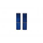 Shiny Blue Empty Lipstick Tube Hot Stamping Surface Treatment for sale