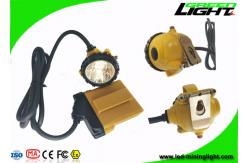 China 25000lux High Power Rechargeable Led Headlight 10.4Ah With Low Power Warning supplier