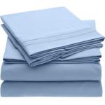 Solid Pattern Luxury 1800 Bedding Sheets Pillowcases Extra Soft Cooling Bed Sheets for sale