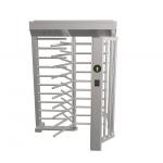 Pedestrian Bidirectional Full Height Turnstile Gate RFID Card / Fingerprint Access Control