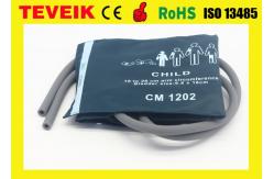 China Reusable Pediatric/Child NIBP Cuff with Double Hose, Arm cir18-26cm, Nylon Material supplier