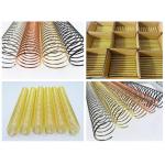 Electroplating 6mm Pitch Metal Coil Binding Spines For Wall Calendars for sale