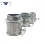 Electrical EMT Conduit Fittings Connectors Zinc Die Cast Silver Color for sale