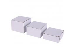 China Rectangular Food Cosmetics White Folding Packaging Box With General Printing Logo supplier