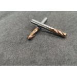 Flat Ball Nose Tungsten Carbide End Mill 1/8 Inch 1/4 Inch 6mm 8mm For Iron Steel for sale