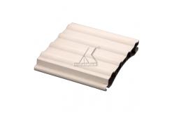 China Factory Powder Coating White Aluminum Roller Shutter Slat Profile supplier