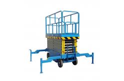 China Battery Powered 10 Meter Scissor Lift Hydraulic Mobile Scissor Platform supplier