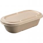 Sugarcane Bagasse Salad Fruit Take Away Food Containers Biodegradable for sale