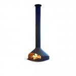 Heavy Duty Mid Century Wood Burning Fireplace Carbon Iron Modern Style for sale