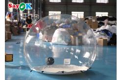 China Hotel Clear Inflatable Bubble Tent Outdoor Inflatable Transparent Tent 3m 9.8ft supplier