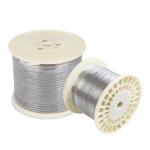 China 0.3mm - 1mm Ss 304 1x7 Stainless Steel Wire Rope GB AiSi Standard 300 Series manufacturer