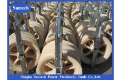China 20KN Mc Nylon 660mm Large Diameter Stringing Pulley Blocks supplier