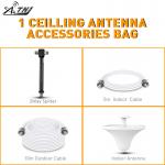 Zinc Alloy Signal Booster Accessories White Ceiling Antenna Bag for sale