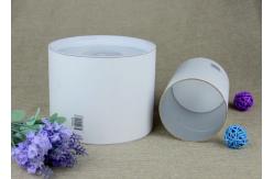 China Customised Movable Plastic Lid CMYK Printing Kraft Paper Tube Packaging , Tableware Paper Cans supplier