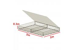 China 2.2mm Flood Control 60x80 Woven Gabion Baskets supplier