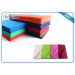 Disposable Cutting Piece 45 Gr / 50gr Non Woven Kitchen Tablecloth Raw Material Colorful Cover for sale