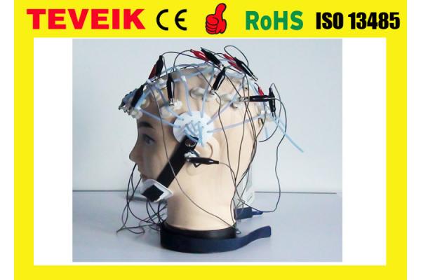 20 Lead Separating EEG Cap With Silver Chloride Plated Copper Electrode