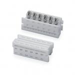 1.27mm Pitch White IDC Connector 4 6 8 10 20 24 Pin Flat Cable Connector for sale