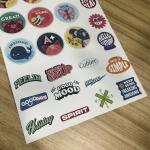 Self-adhesive Label Material 128gsm Matte Sticker Paper For Inkjet Printing