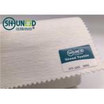 Wool Necktie Interlining Plain Weave / Polyester Interlining Fabric with Good Elasticity