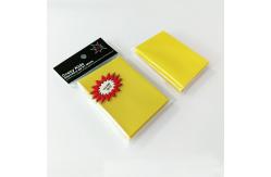 China Yellow Magic Gathering Card Sleeves Polypropylene Back 66X91mm supplier