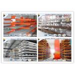 Cold Rolling Steel Cantilever Storage Racks System For Particular Business / Product Line for sale