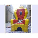 Custom Advertising inflatable , PVC Tarpaulin For King Throne Chair for sale
