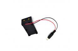 China DC 9V Battery Box Holder With DC Plug Electronic Components supplier