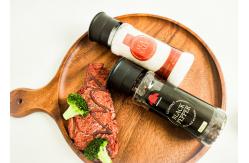 China Plastic Refillable Salt And Pepper Grinder Customized Colors supplier