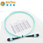 12 Fiber 2M MTP Multimode Patch Fiber Optic Cable Wavelength 850/1300nm Standard Connectors IL≤0.2dB 40/100Gb for sale
