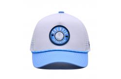China Classic 5 Panel Trucker Cap With Little Curve Brim And Snapback Closure supplier