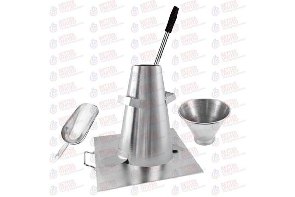 Slump Cone Set Sprayed Steel Concrete Testing Equipment
