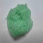 Virgin 2.5D Green Dope Dyed Fiber Recycled PET Polyester Staple Fiber for sale