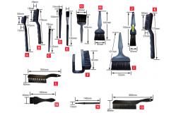 China Antistatic Electrostatic Discharge Tools Carbon Fiber Cleaning Brush For Industrial Machine supplier
