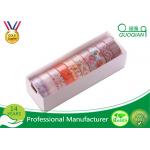 Diary Scrapbook Adhesive Deco Washi Masking Tape For Sealing Envelopes for sale