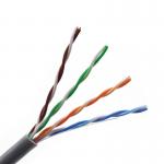 Network Cable UTP CAT5E 24AWG 0.5mm CCA Conductor 305m for sale