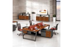 China Modular Open Area Workstation Wooden Cubicle Workstation Desk supplier