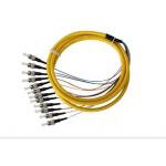 Customized Connectors Bundle SC APC Fiber Optical Pigtail Cables In CATV FTTH Network for sale